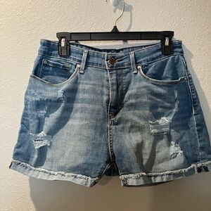 Denim Distressed Women Shorts